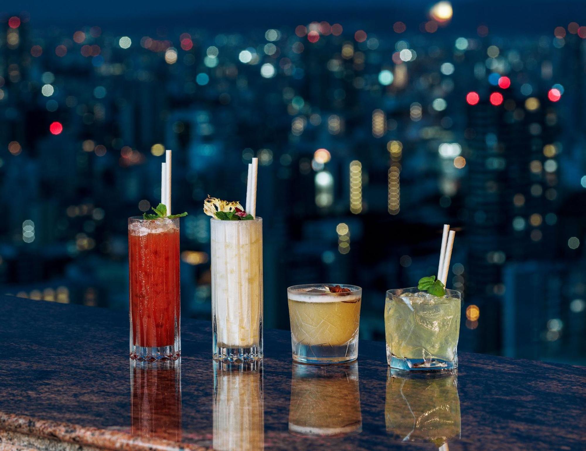 Centara Grand Hotel Osaka Exteriör bild A selection of cocktails