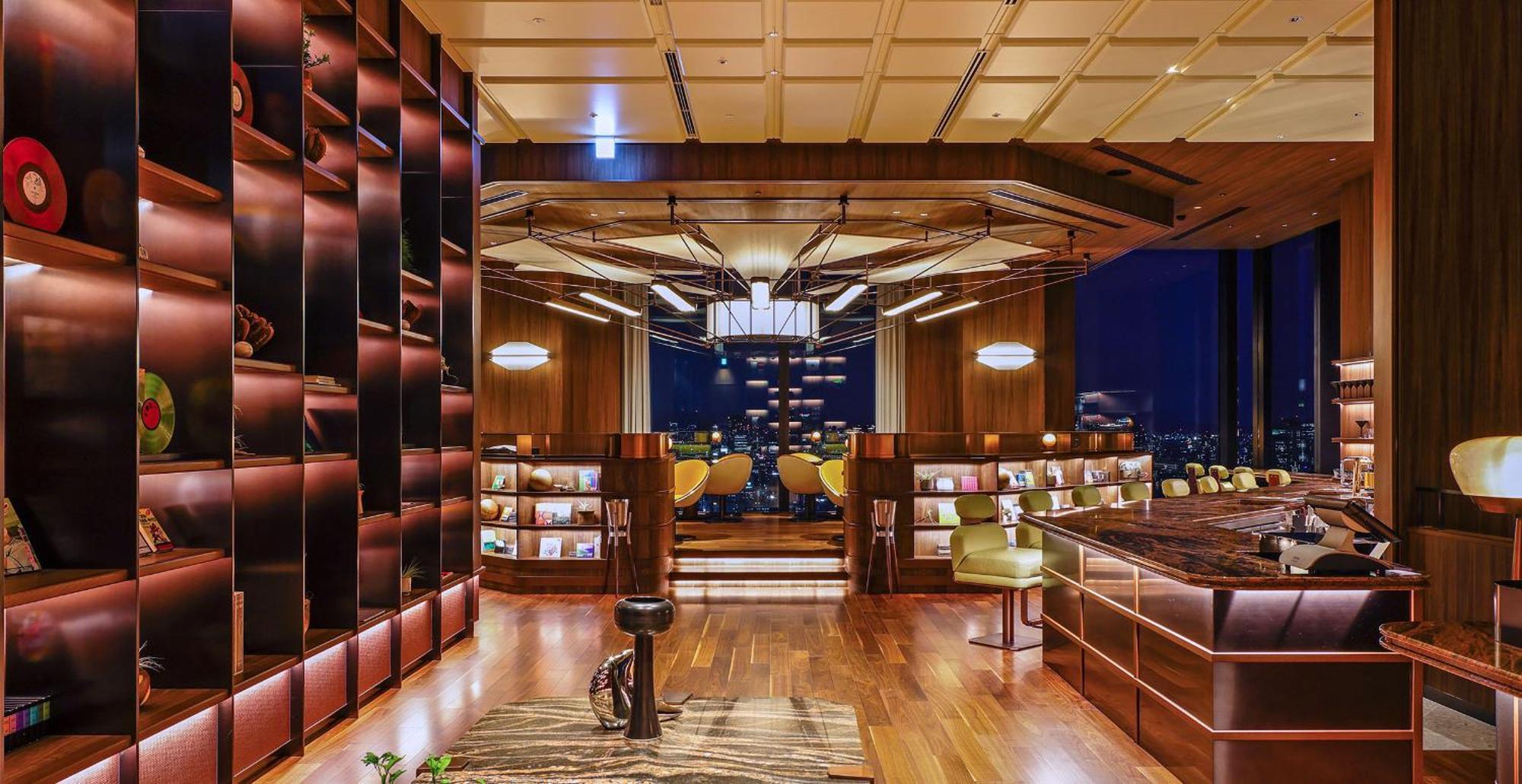 Centara Grand Hotel Osaka Exteriör bild The Library at The Ritz-Carlton, Osaka